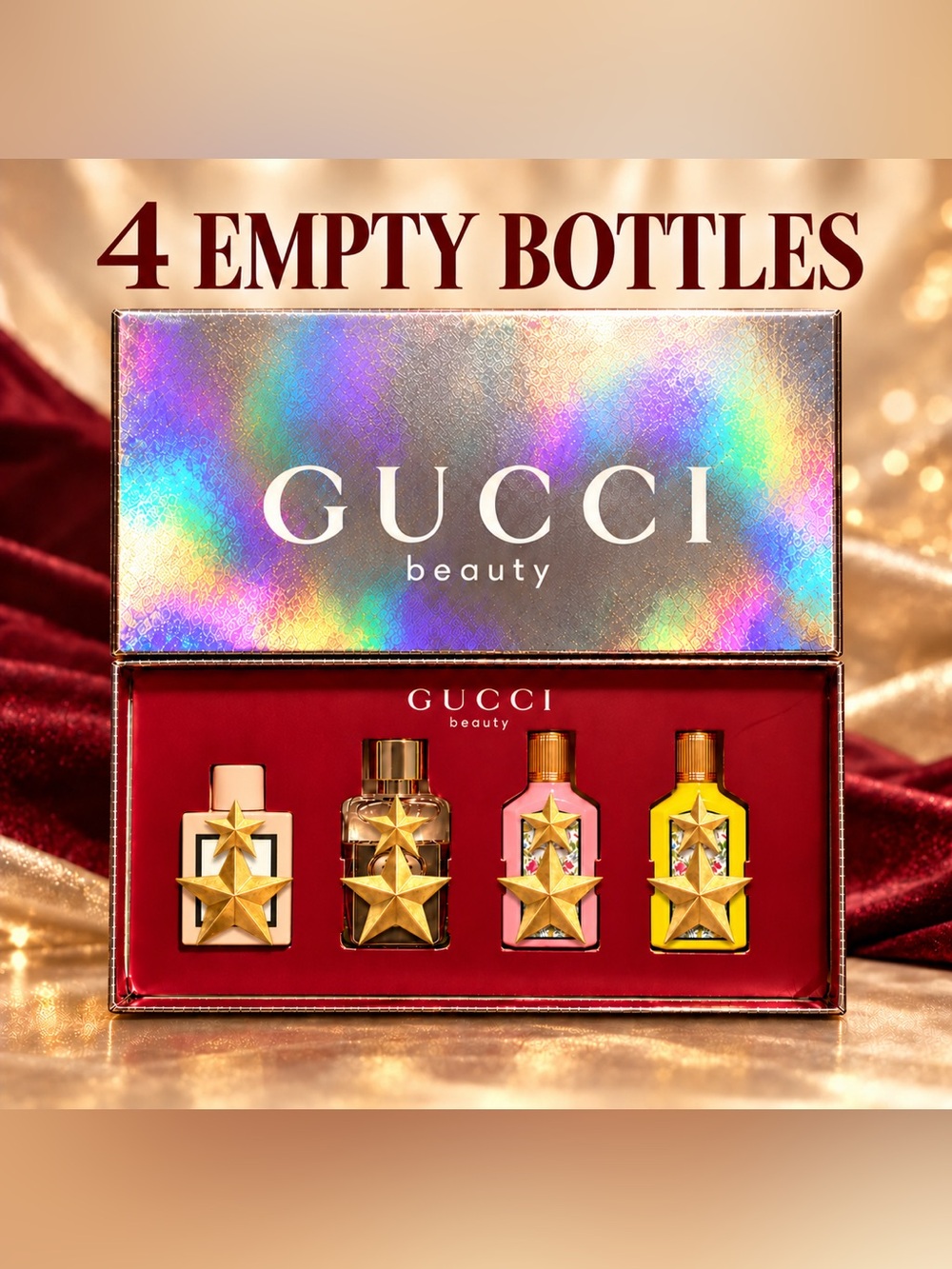 Gucci 4 Empty Bottles Set
